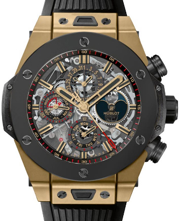 Hublot 406.MC.0138.RX Big Bang Unico 45 mm Unico Perpetual Calendar Magic Gold Ceramic watch bands Hublot 406.MC.0138.RX Big Bang Unico 45 mm Unico Perpetual Calendar Magic Gold Ceramic watch bands